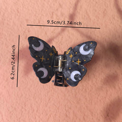 Clip Sugar butterfly clip side profile highlighting smooth acetate and shape benefit