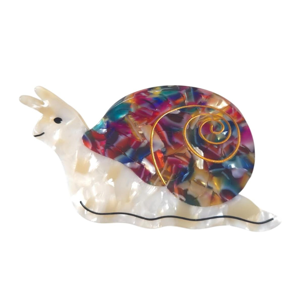 Clip Sugar front view of colorful snail clip showing playful design and secure hold