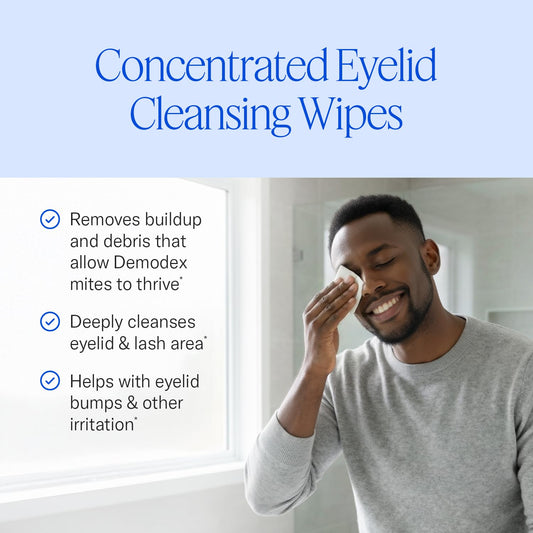 Cliradex single towelette unfolded demonstrating gentle cleansing action