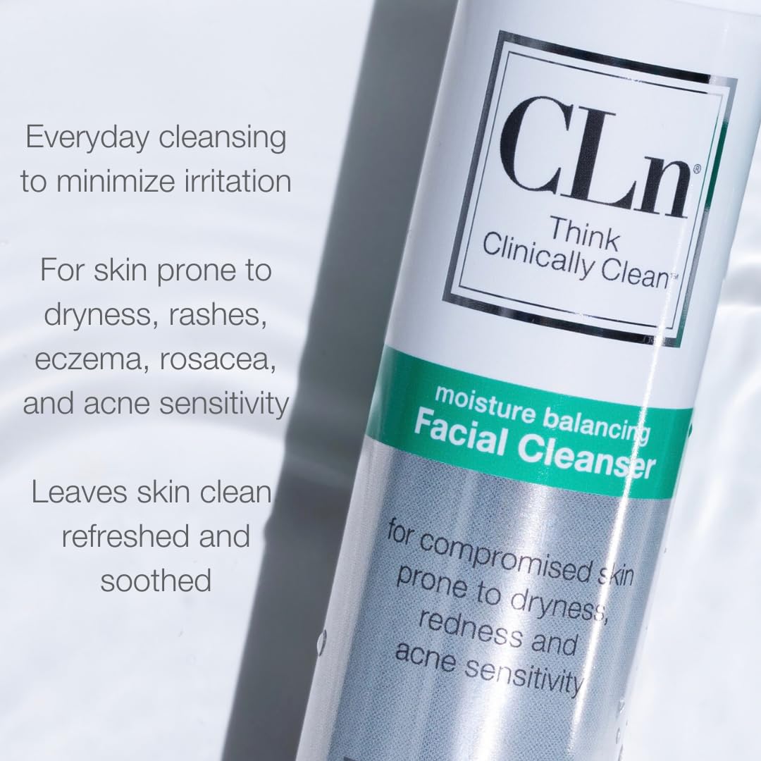 CLn gel texture close-up demonstrating moisturizing, non-drying feel