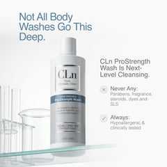 CLn ProStrength gel texture close-up showing smooth exfoliating formula benefit