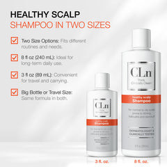 Bathroom shelf with CLn shampoo showing everyday grooming integration