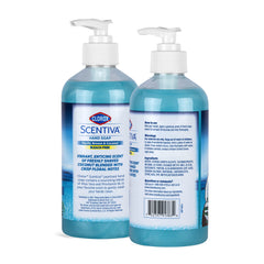 Clorox Scentiva label ingredients detail showing Aloe Vera and provitamin B5 benefits