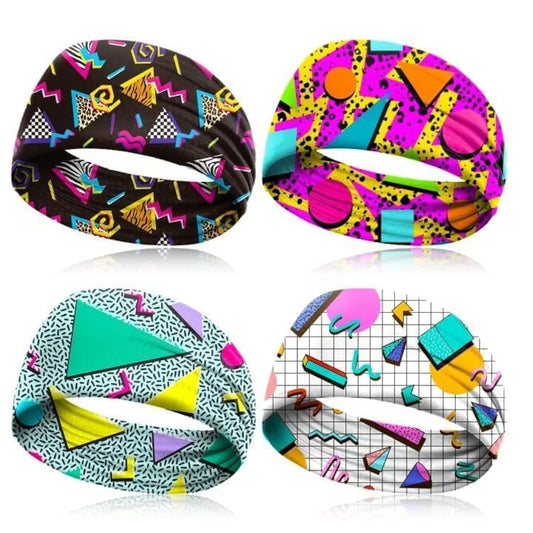 clothmile front packaging showing four neon headbands and color variety benefits