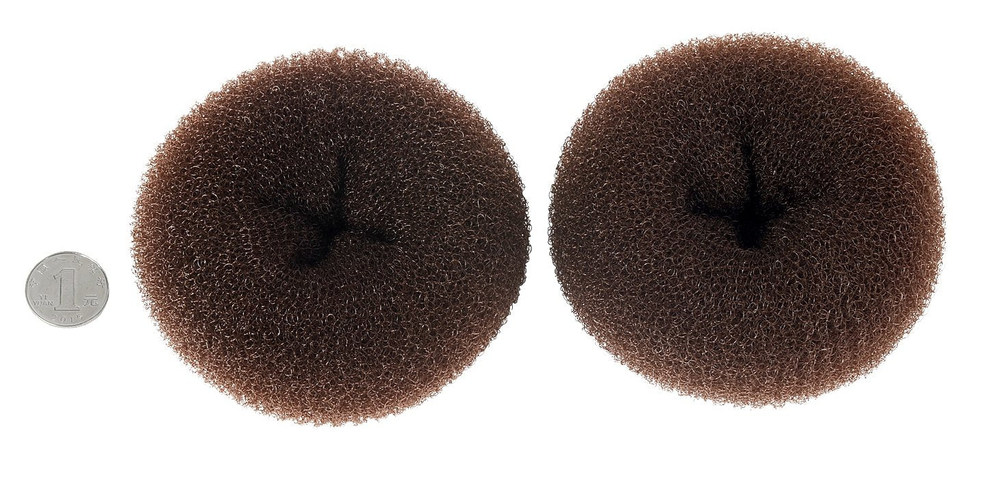 CLOTHOBEAUTY bun in use topknot demonstrating full volume benefit