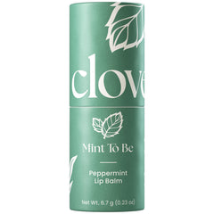 cloven front packaging showing peppermint balm and travel-friendly tube benefit