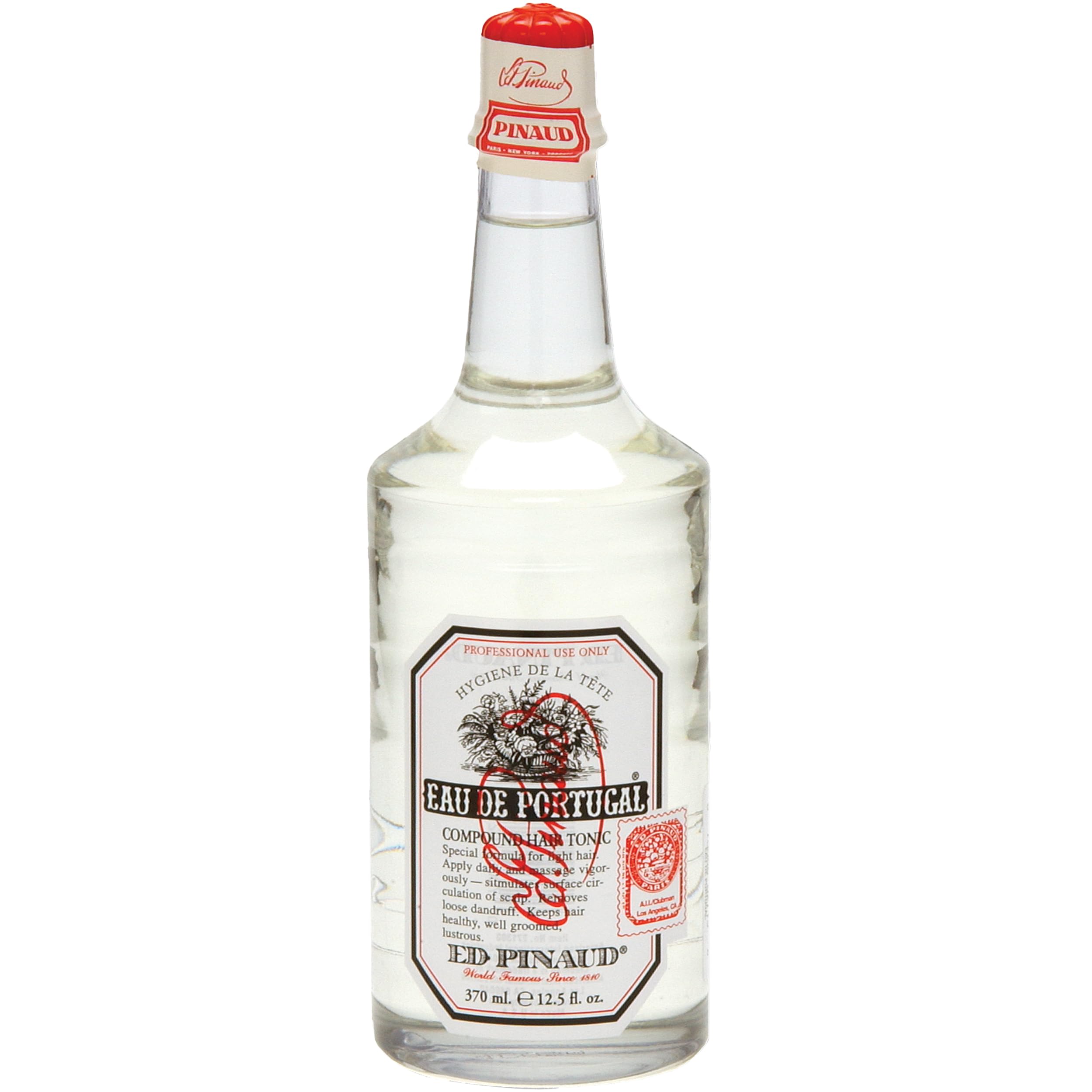 Clubman front packaging showing bottle and label, communicates trusted grooming