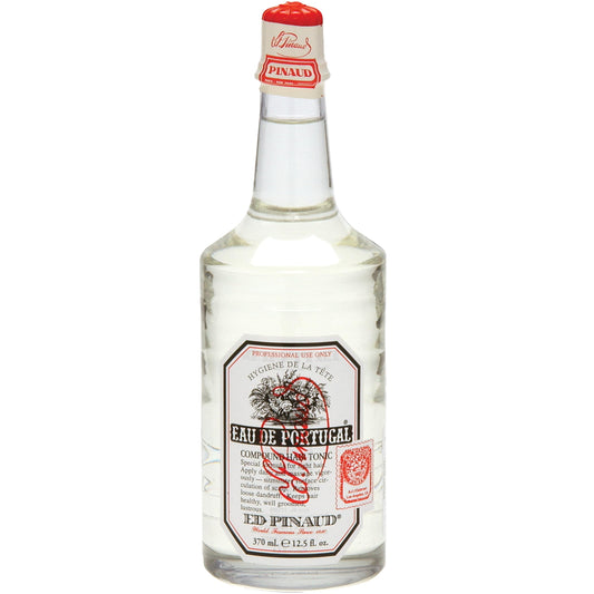 Clubman front packaging showing bottle and label, communicates trusted grooming