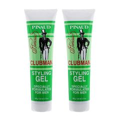 Clubman front view of two tubes showing clean travel-sized packaging and brand