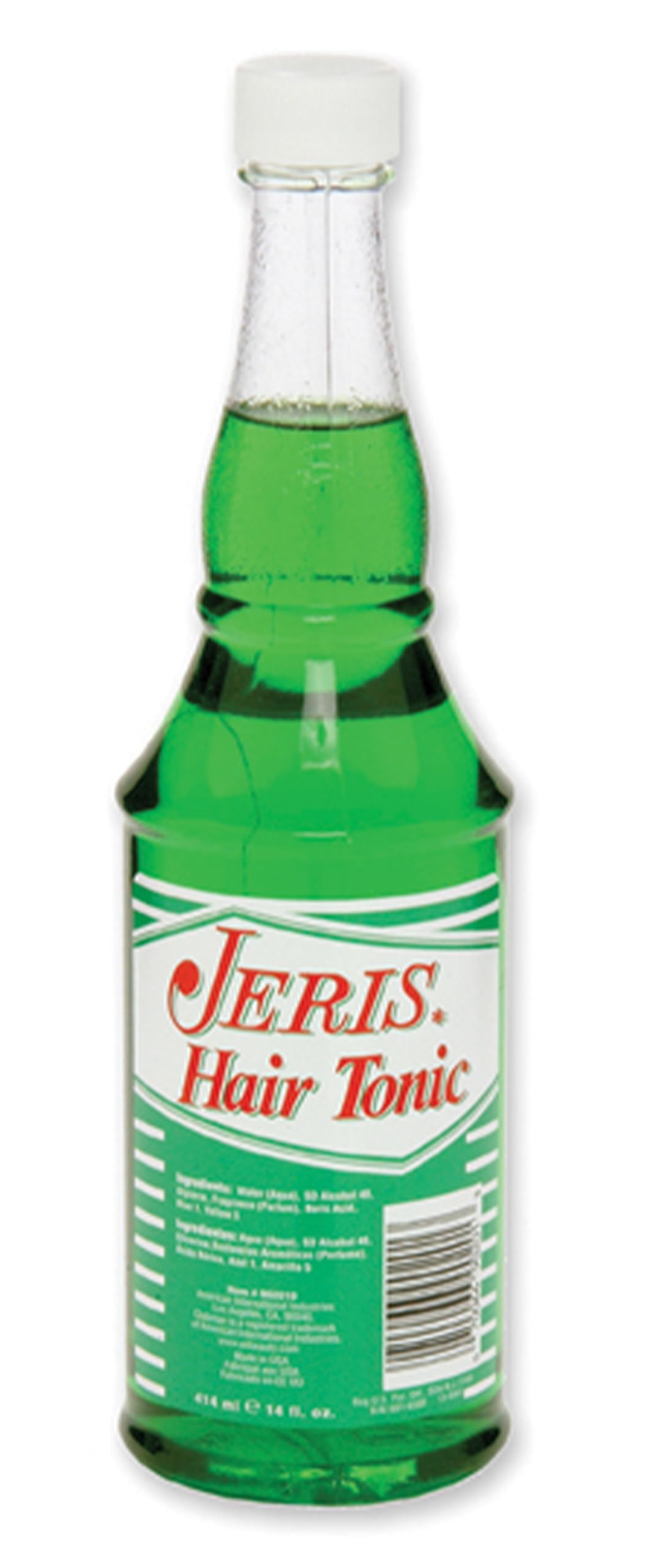 Clubman Jeris front bottle showing size and packaging benefit