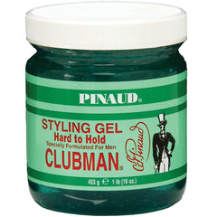 Clubman Pinaud front jar showing label and size, conveys value