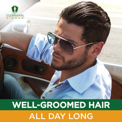 Clubman Pinaud close-up gel texture highlighting smooth high-shine finish