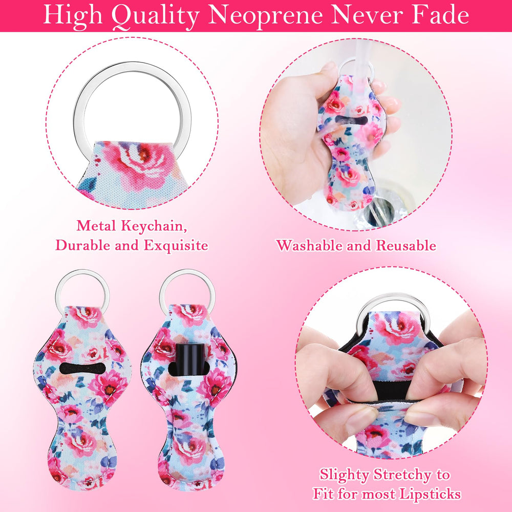 Cludoo holder with lip balm inserted demonstrating snug fit and easy access