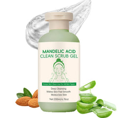 CLY AMS front packaging showing mandelic gel benefits and size