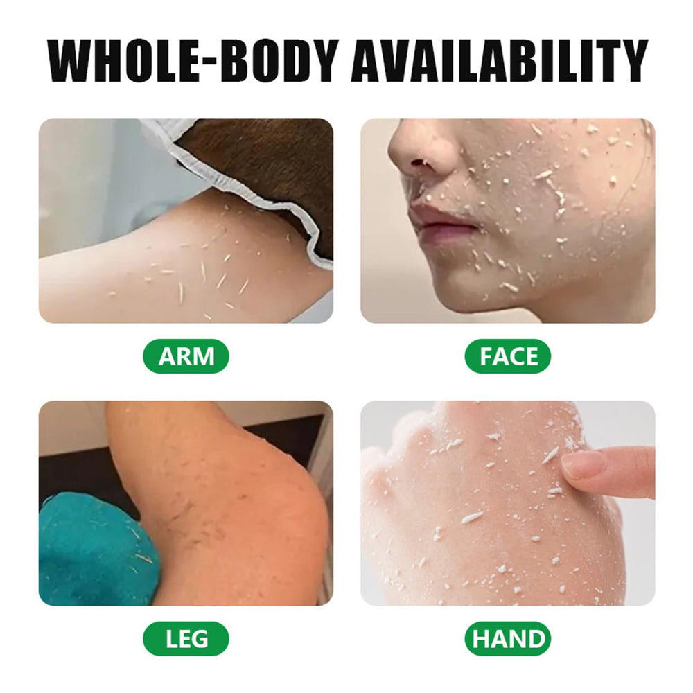 CLY AMS applied to face demonstrating gentle exfoliation and even tone