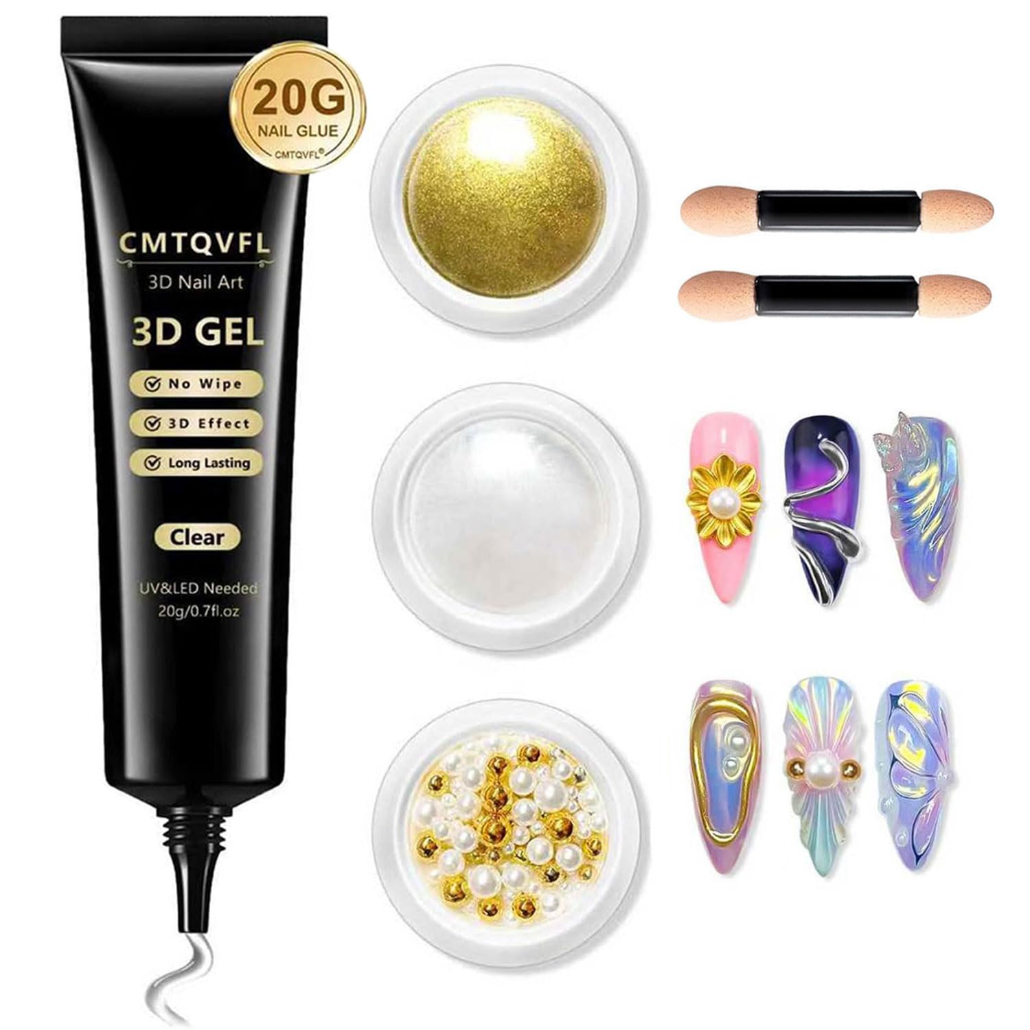 CMTQVFL front packaging showing gold chrome kit and quick overview benefit