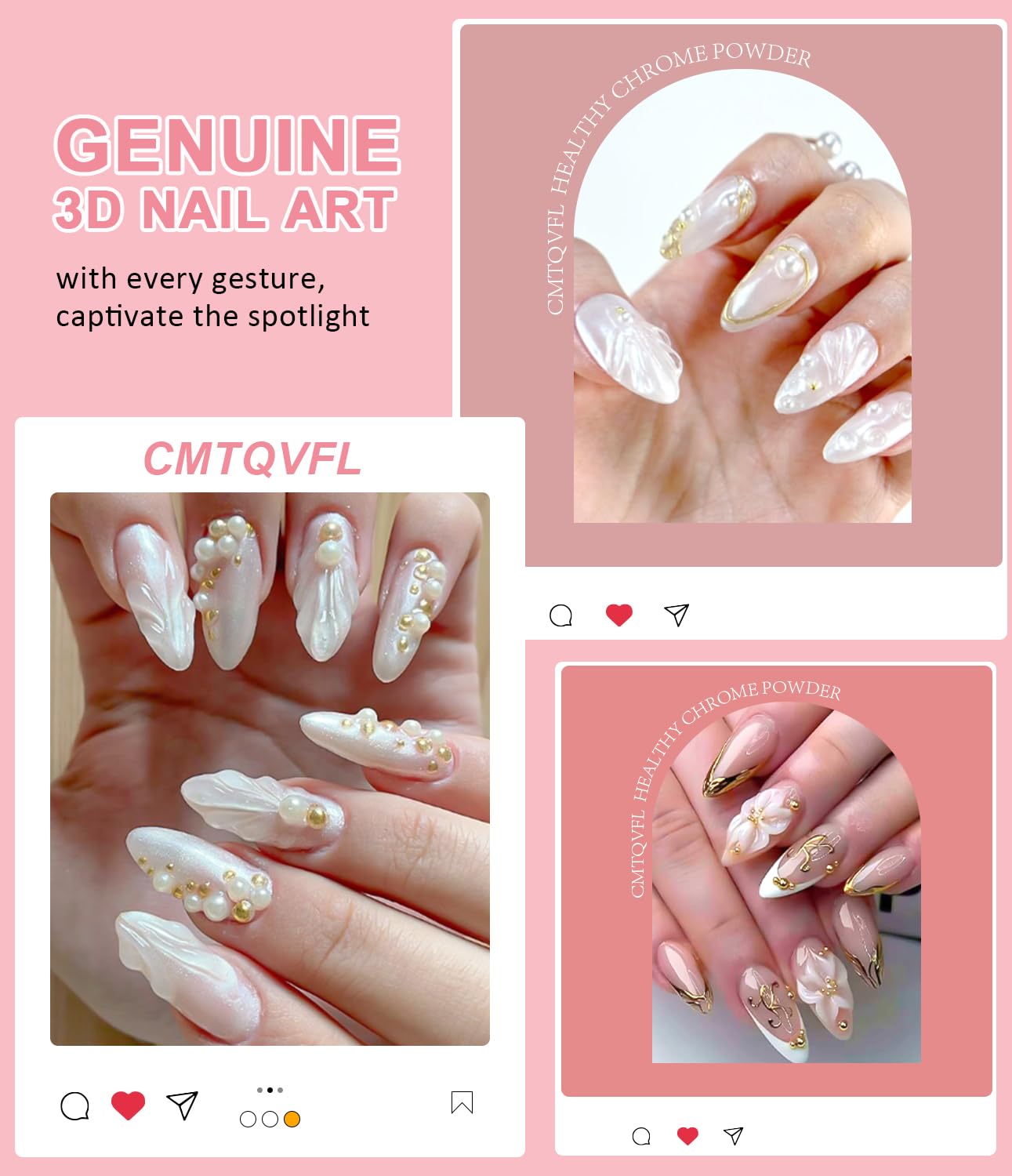 CMTQVFL lifestyle salon station with finished nails showing professional results