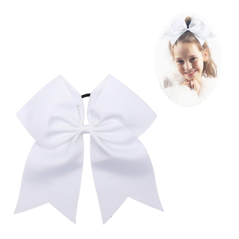 CN large white bow front view shows bold team visibility