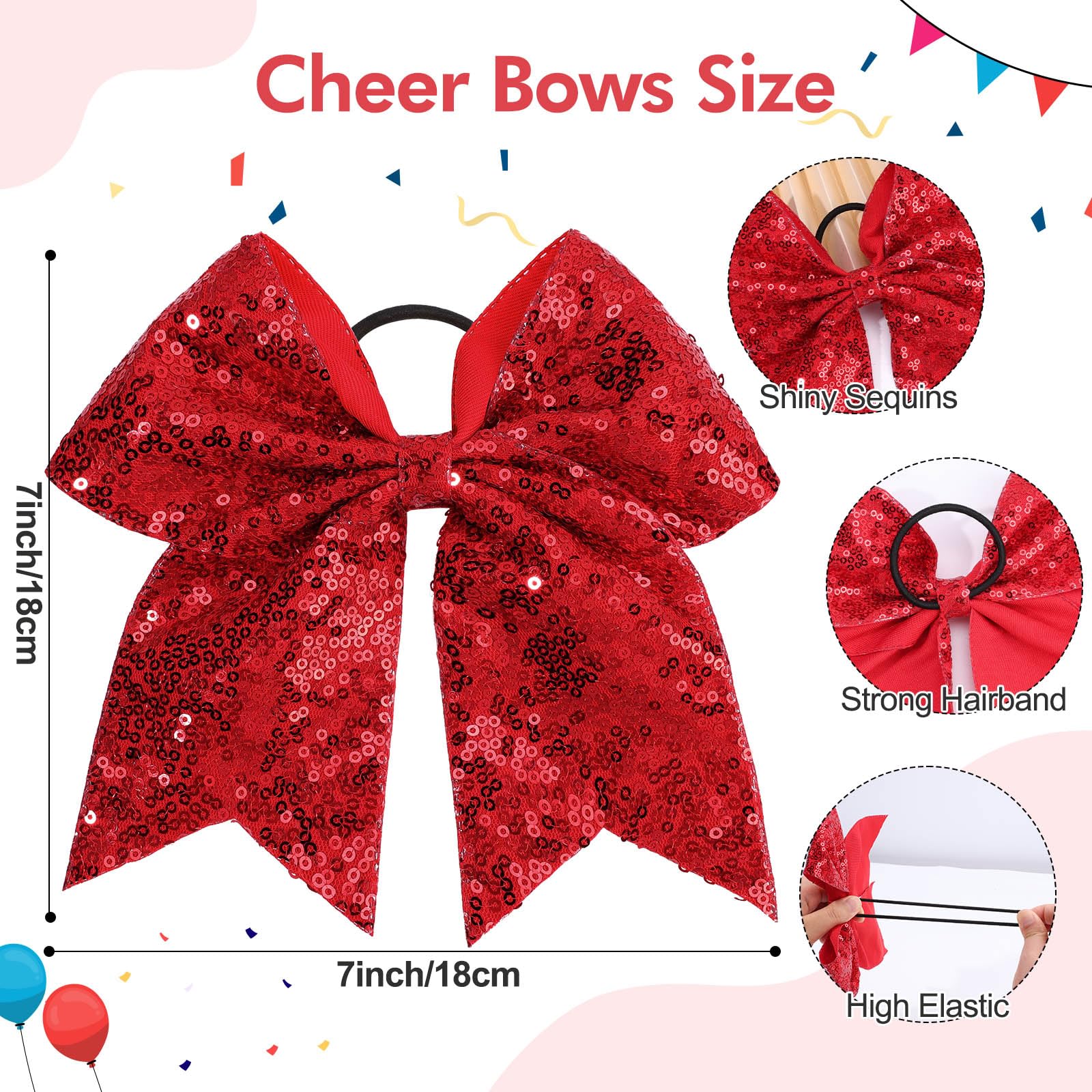 CN close-up of glitter ribbon texture and sewn sequins for durability