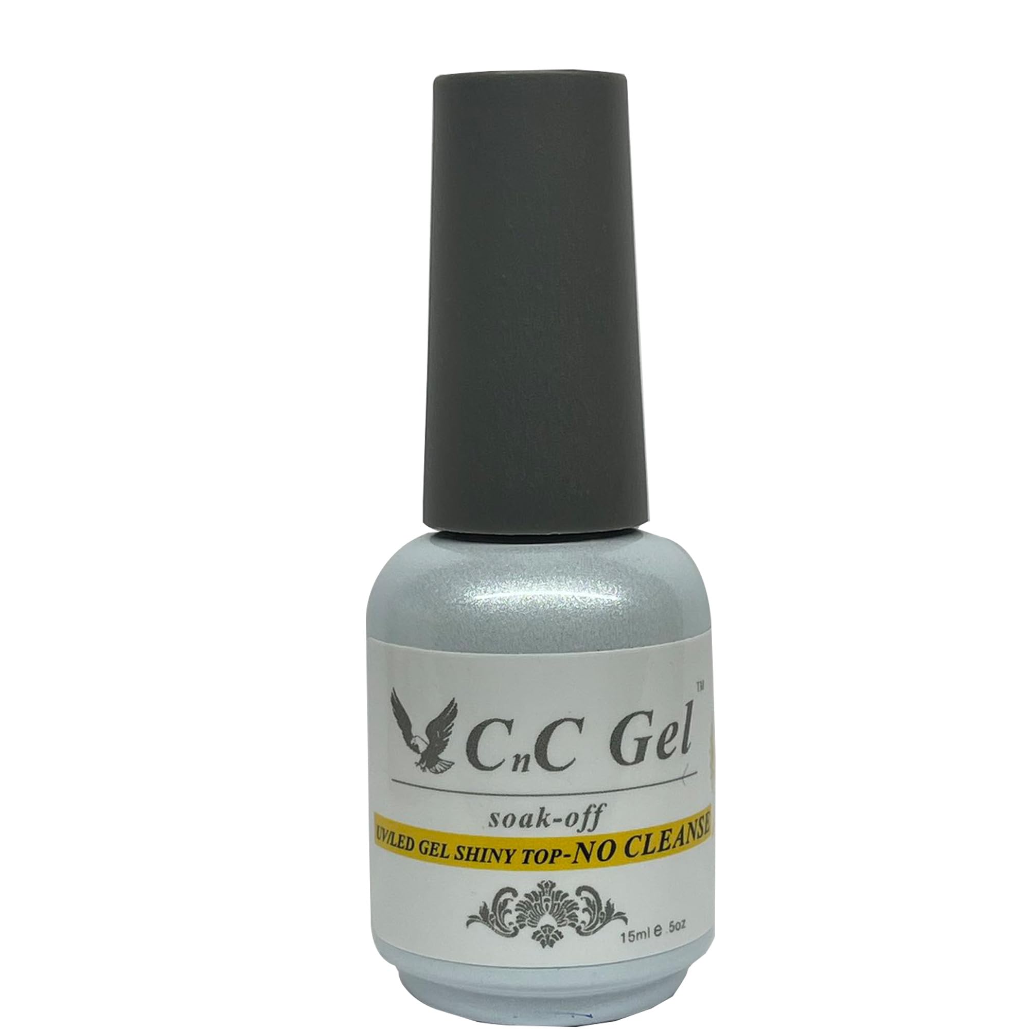 CNC GEL bottle front view showing the no-cleanse shine and professional finish