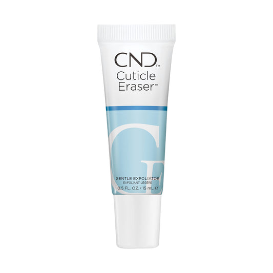 CND cuticle eraser open cap dispensing controlled amount for precise application