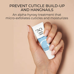 CND cuticle eraser texture close-up showing creamy gel consistency for quick absorption