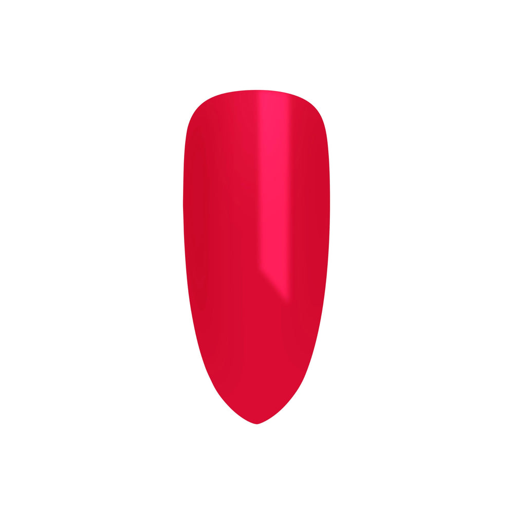 CND Lobster Roll brush stroke showing smooth application and full coverage benefit