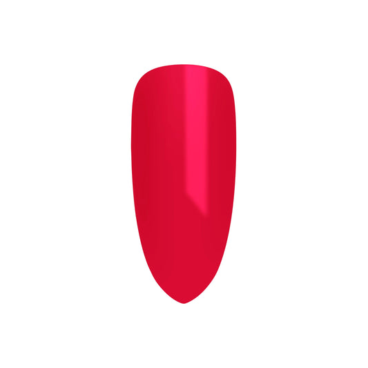 CND Lobster Roll brush stroke showing smooth application and full coverage benefit