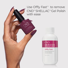 Macadamia nuts and oil with CND product, emphasizes conditioning benefit