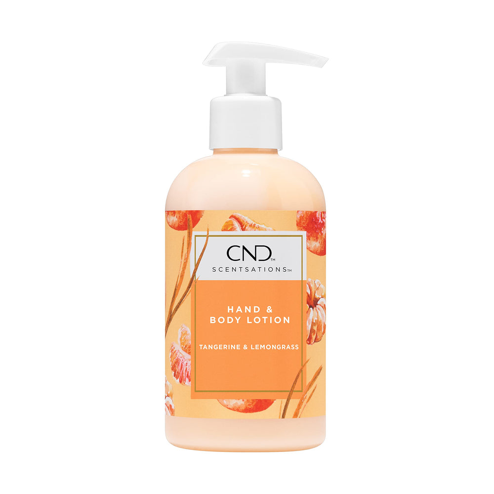 CND bottle front view showing product branding and citrus scent benefit