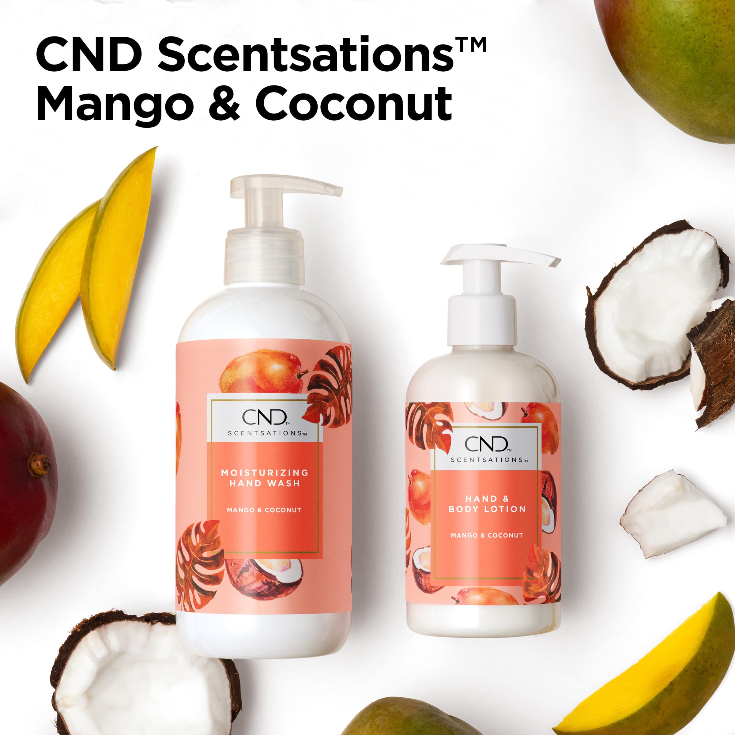 CND Scentsations bottle in hand showing convenient 8.3 fl oz size