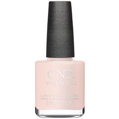 CND bottle front view showing Naked Naivete shade and benefit of longwear