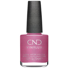 CND Vinylux front bottle showing Happy Go Lucky pink and gel-like shine