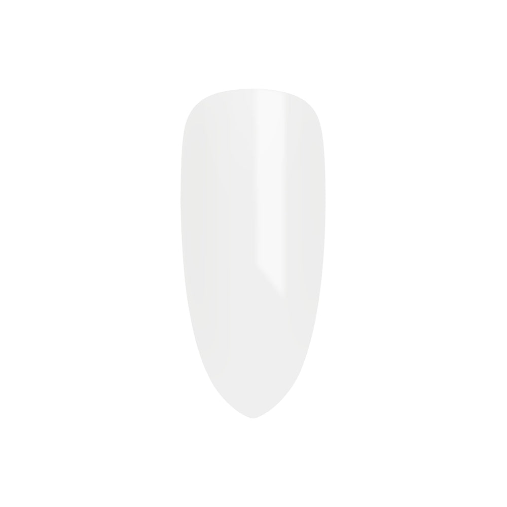 CND Vinylux brush stroke of Studio White demonstrating smooth application benefit