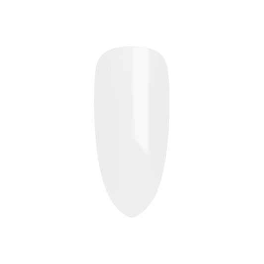 CND Vinylux brush stroke of Studio White demonstrating smooth application benefit