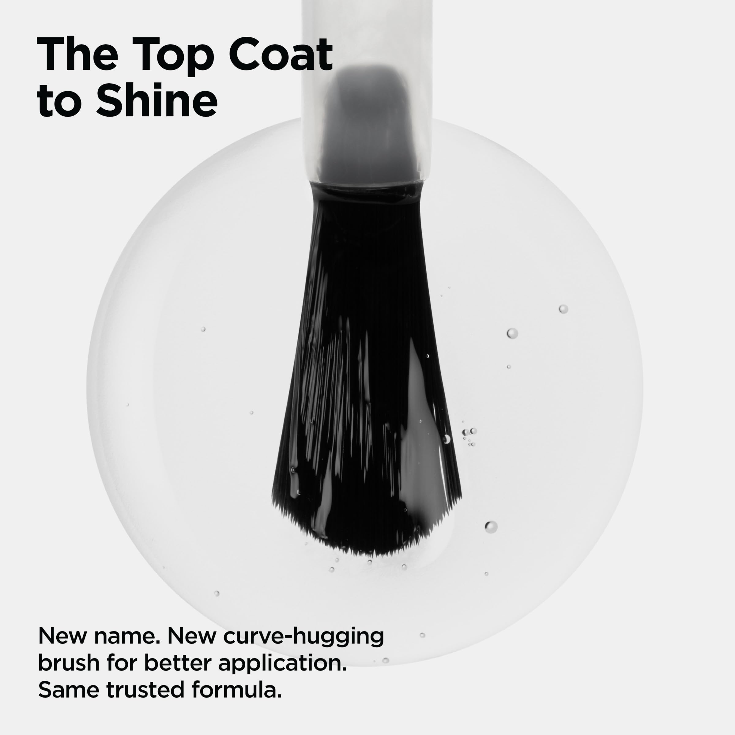 CND Vinylux top coat on manicured nails demonstrating chip-resistant glossy finish