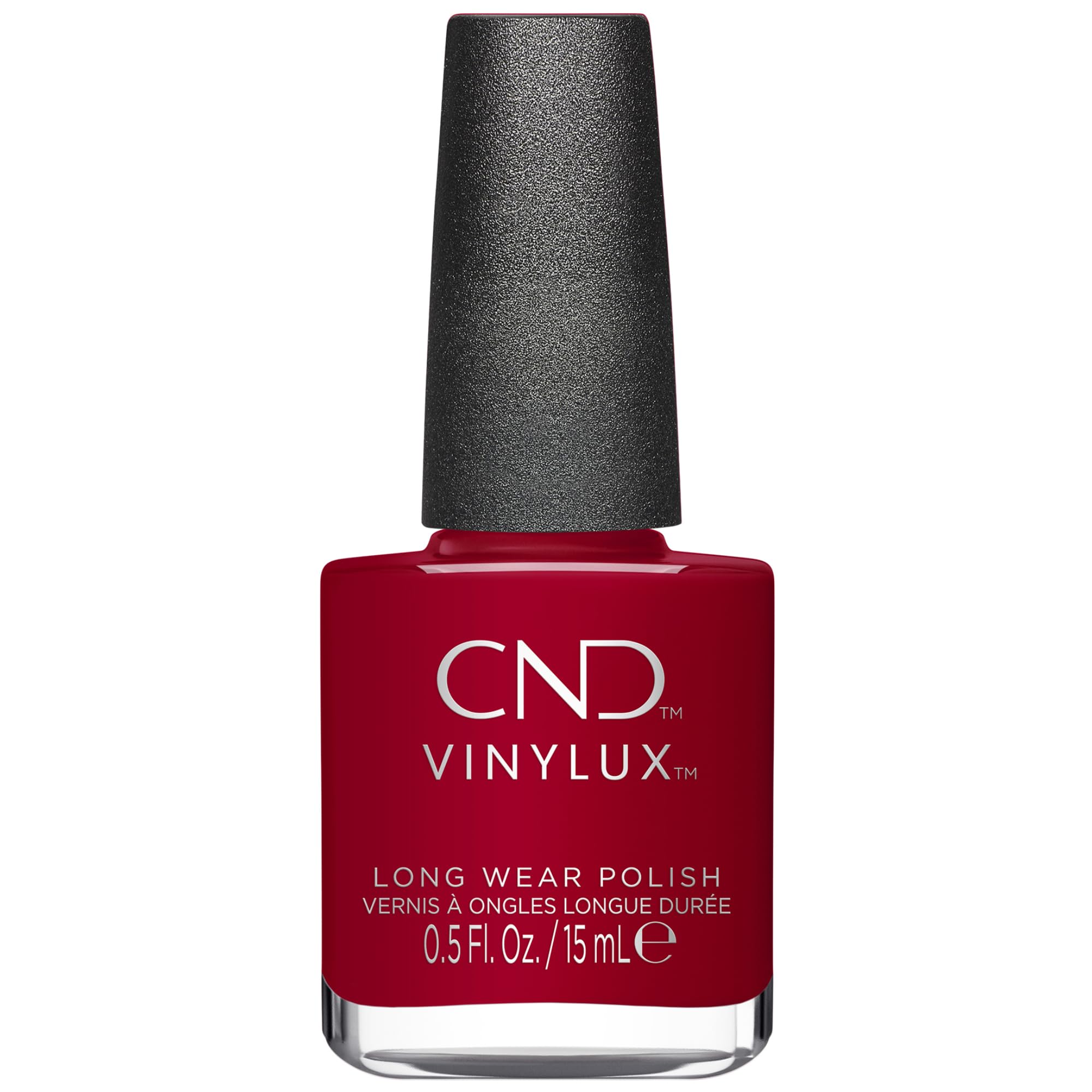 CND Wildfire front bottle showing vibrant red color and glossy finish