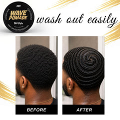 cnny naturally applied while brushing waves showing improved pattern definition