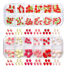 CnSybaris lifestyle manicure showing finished nails with fruit charms benefit: playful stylish look