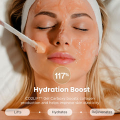CO2Lift being applied to face demonstrating easy at-home carboxy therapy benefits