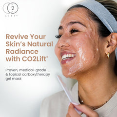 CO2Lift single sachet opened ready to apply for hygienic use