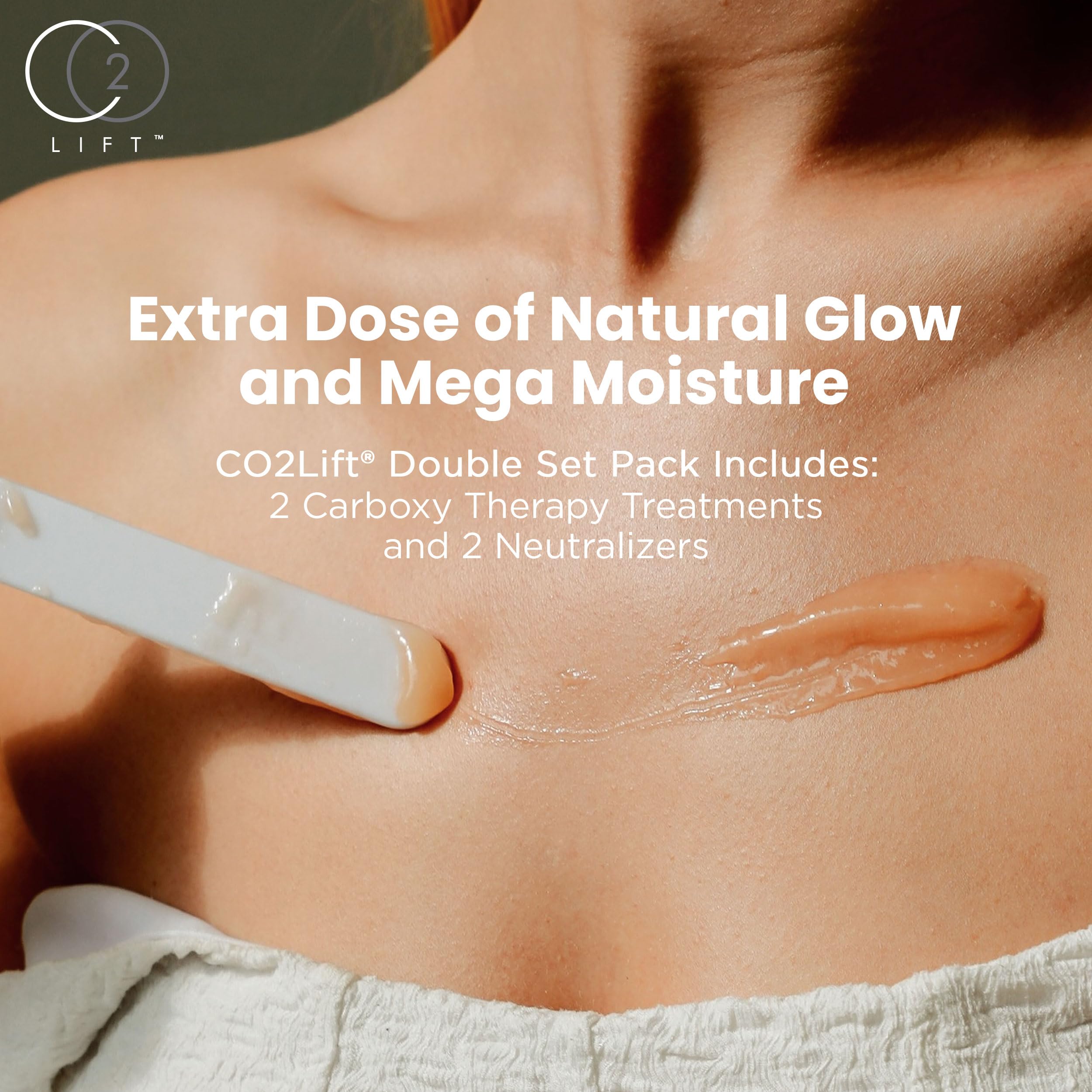 CO2Lift under-eye application targeting puffiness and brightening delicate skin