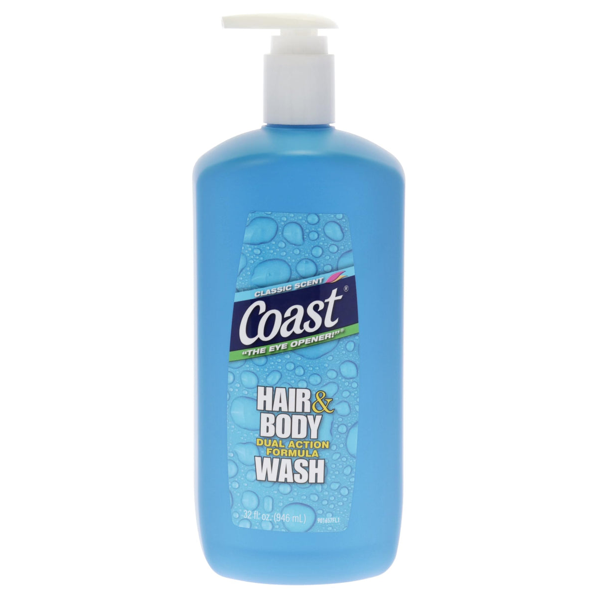 Coast front packaging 18 oz bottle showing label and classic scent benefit