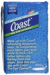 Coast original blue bar closeup creating rich lather for efficient cleansing