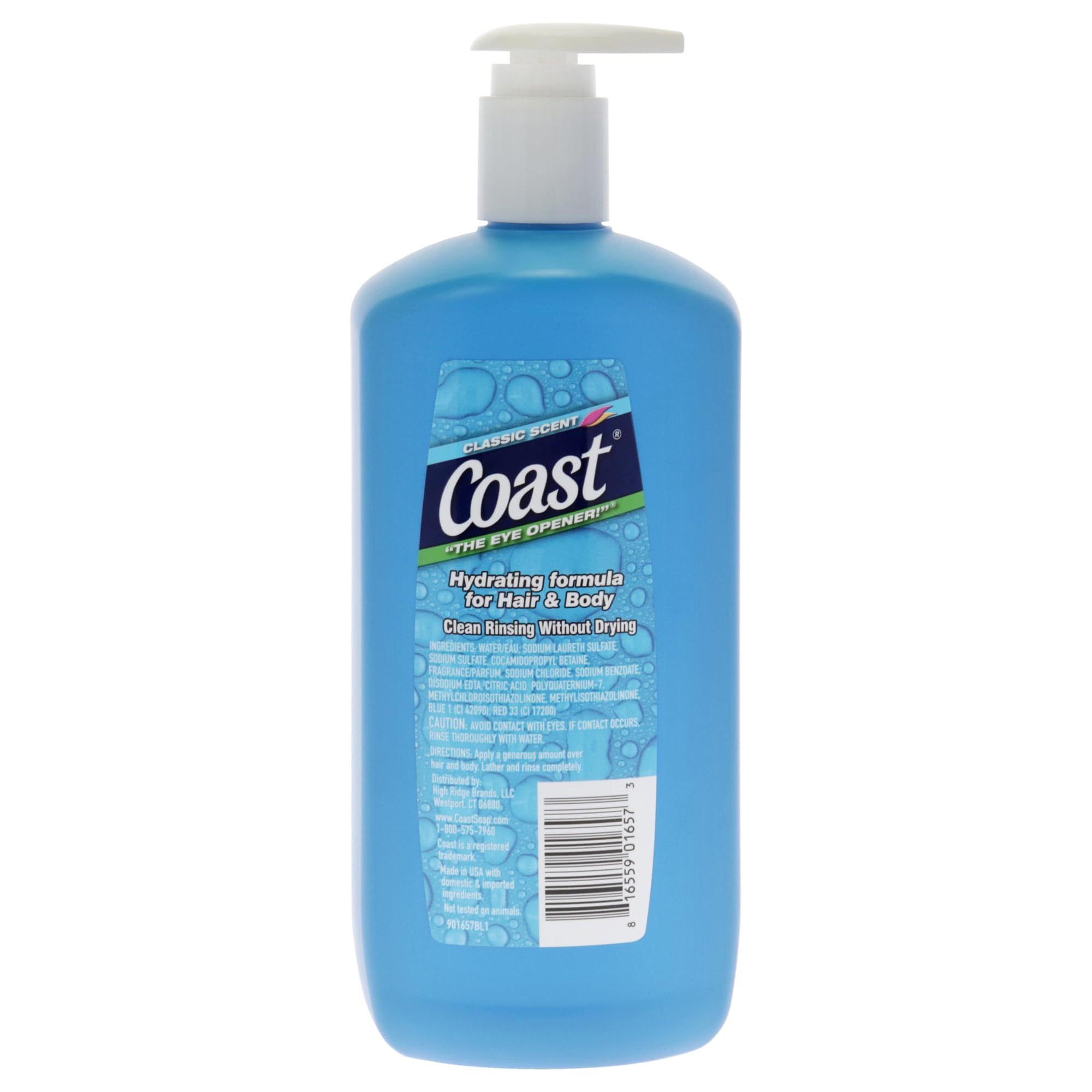 Coast rich foamy lather close-up demonstrating dense cleansing foam