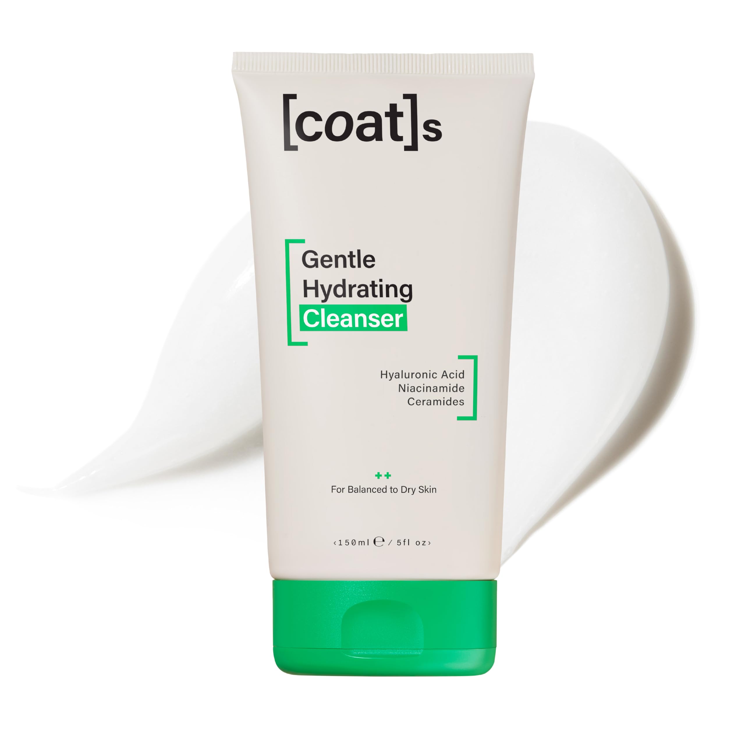COATS front packaging shows clean bottle and label, highlights gentle formula benefit