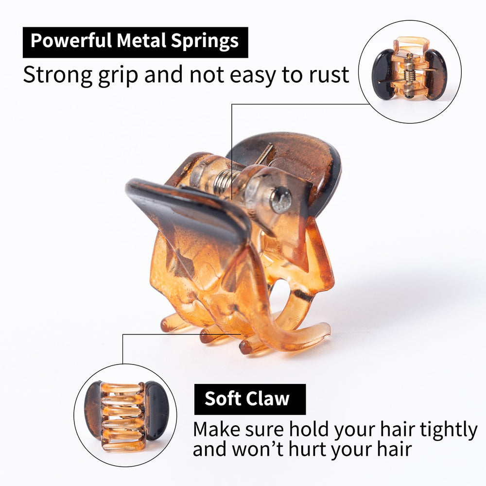 Cobahom clips holding bangs in place demonstrating discreet styling benefit