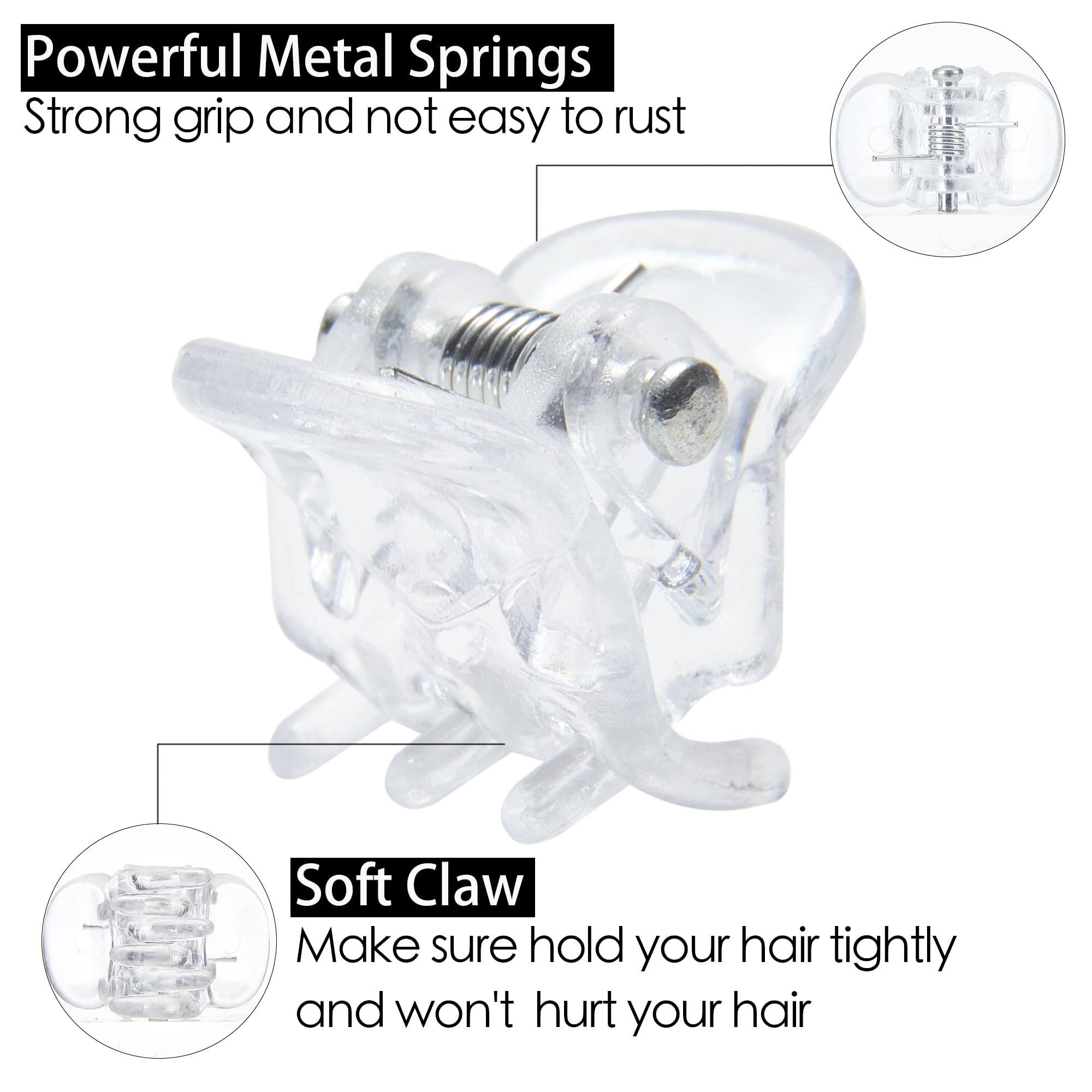 Cobahom clips securing fine hair for neat styling and hold