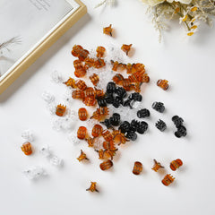 Cobahom assortment of brown black and clear clips for discreet match