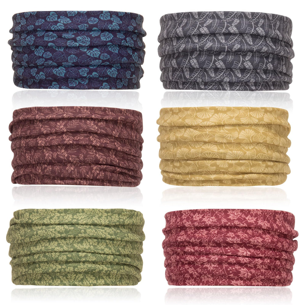 Cobahom front pack arrangement showing six headbands and variety